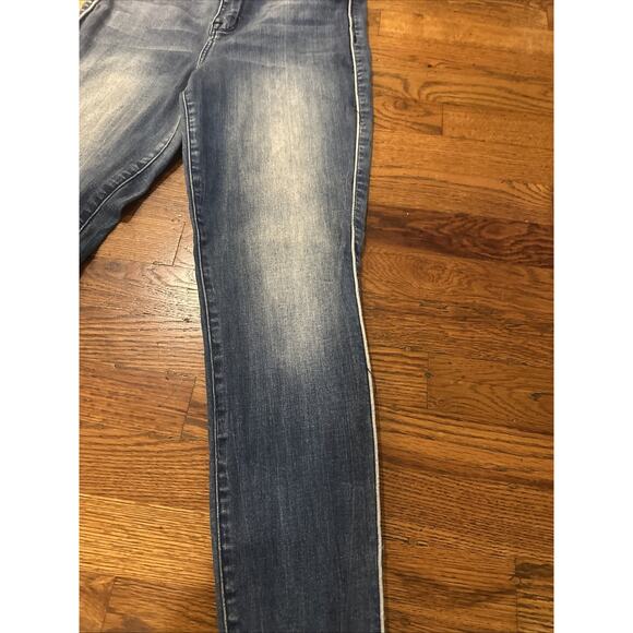 William Rast Women’s Jeans Blue 30 Super High Skinny Waist Junior Gray Lining - Picture 4 of 16